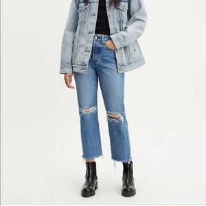 Levi’s distressed jeans